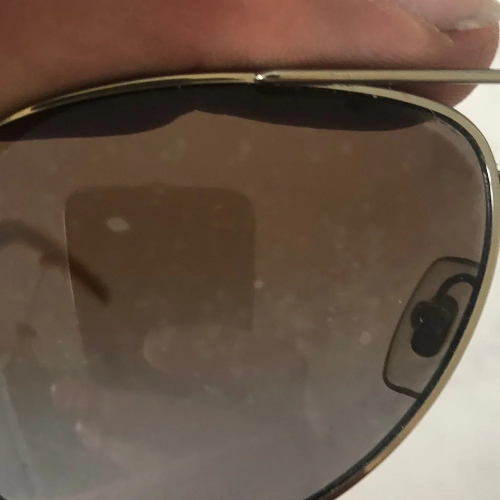 Ralph Lauren Aviator Sunglasses in Gold Frame with Brown Gradient Lenses
